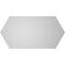 Ekena Millwork Half Round Surface Mount PVC Gable Vent w/ 3-1/2"W x 1"P Standard Frame, 26"W x 13"H GVPHR26X1301SN - alternate 5